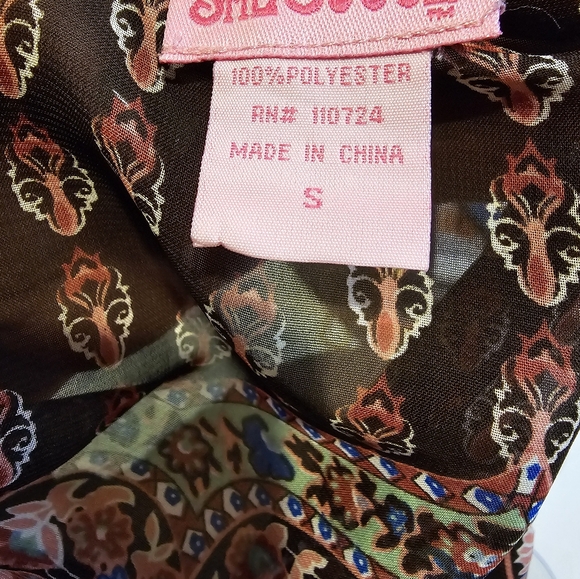 She's Cool Pullover Kimono Size Small - Picture 5 of 5